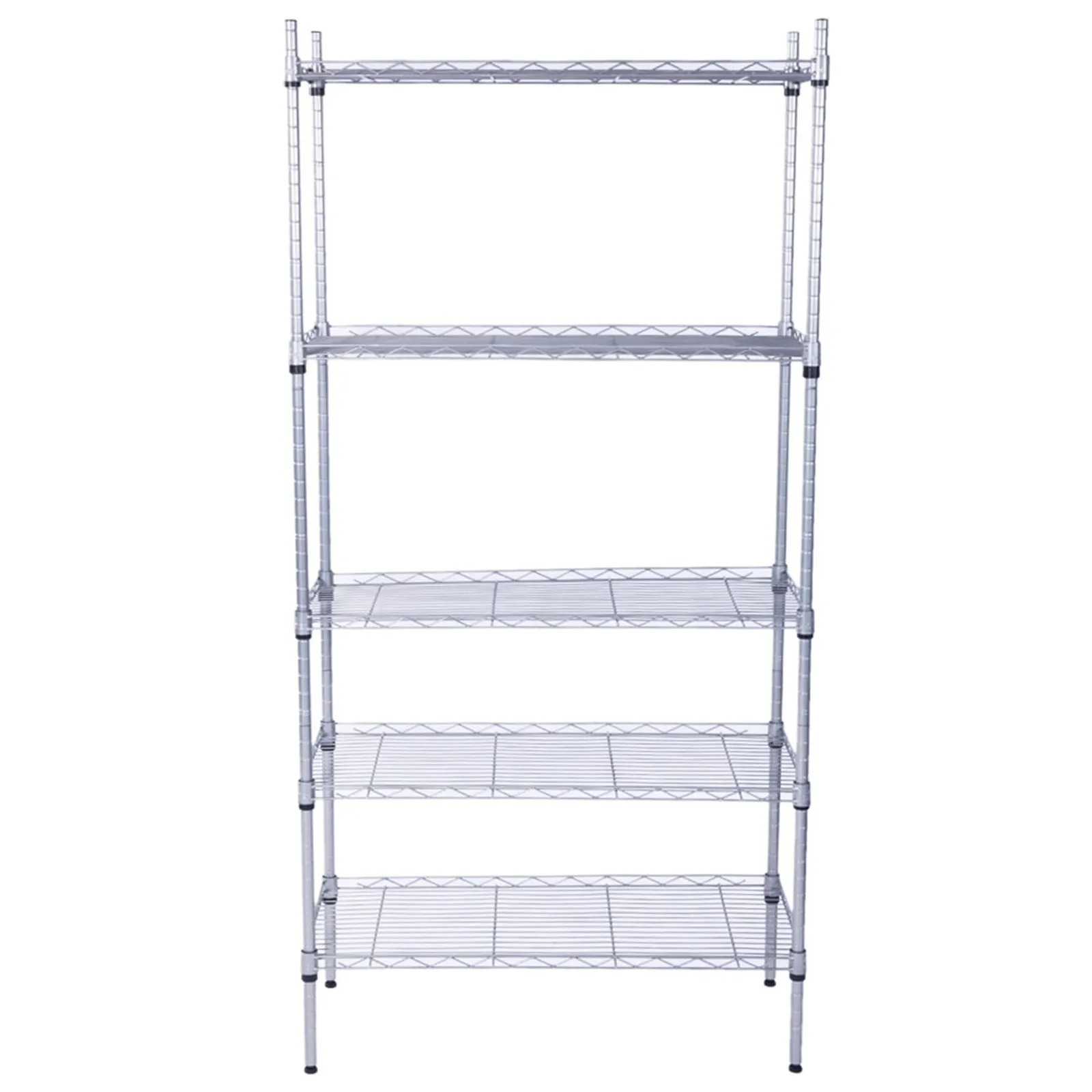 5-Shelf Adjustable;  Heavy Duty Storage Shelving Unit ;  Steel