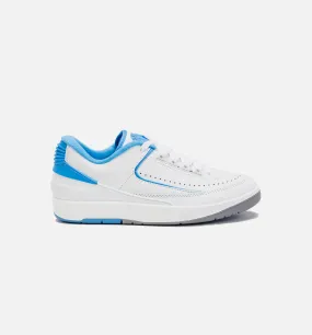 Air Jordan 2 Retro Low University Blue Mens Lifestyle Shoe - White/Blue