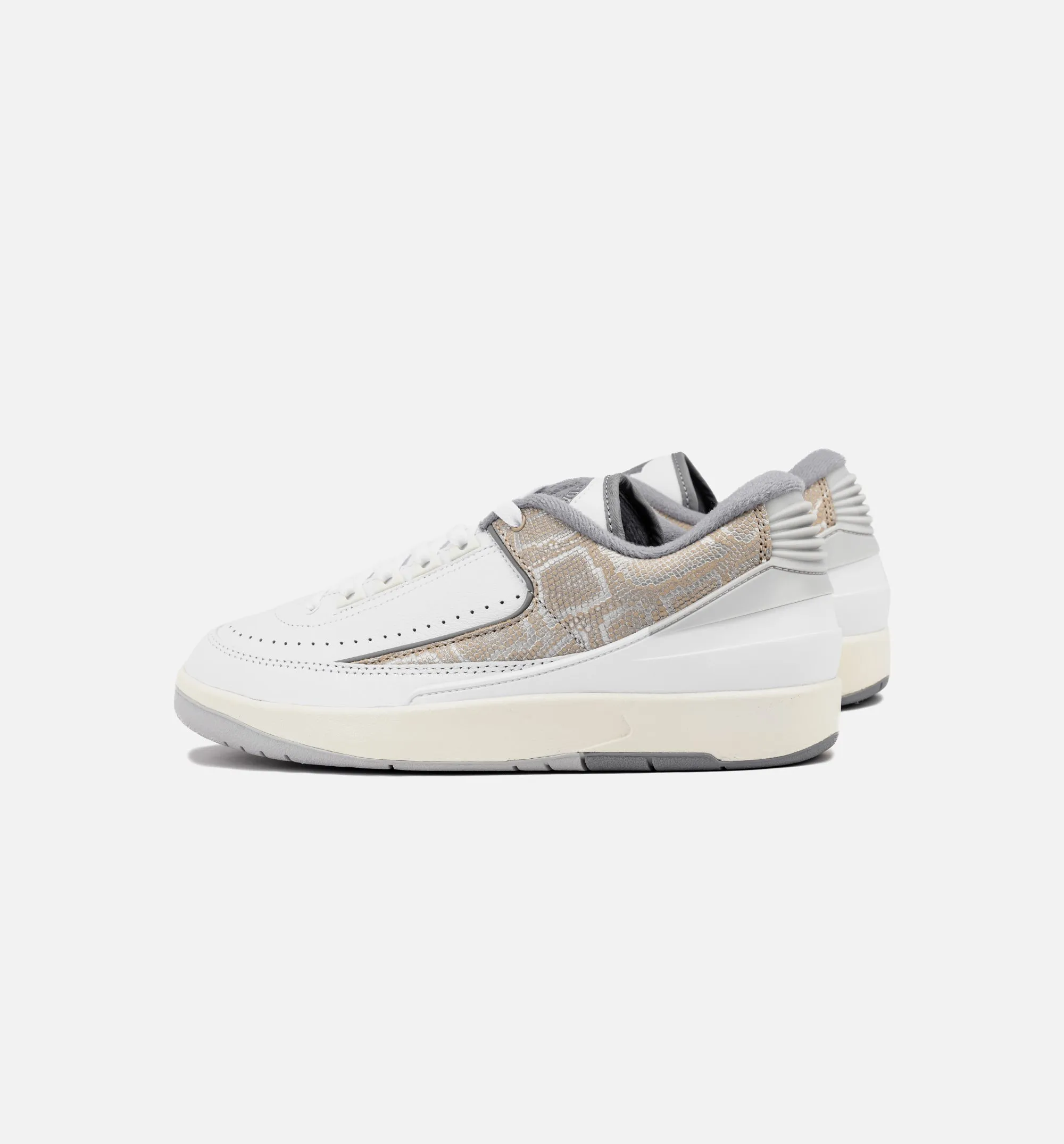 Air Jordan 2 Retro Python Mens Lifestyle Shoe - White/Cement Grey/Sanddrift/Neutral Grey/Sail