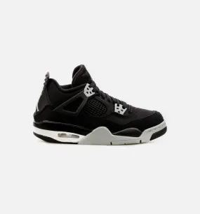 Air Jordan 4 Retro SE Grade School Lifestyle Shoe - Black/Grey Limit One Per Customer