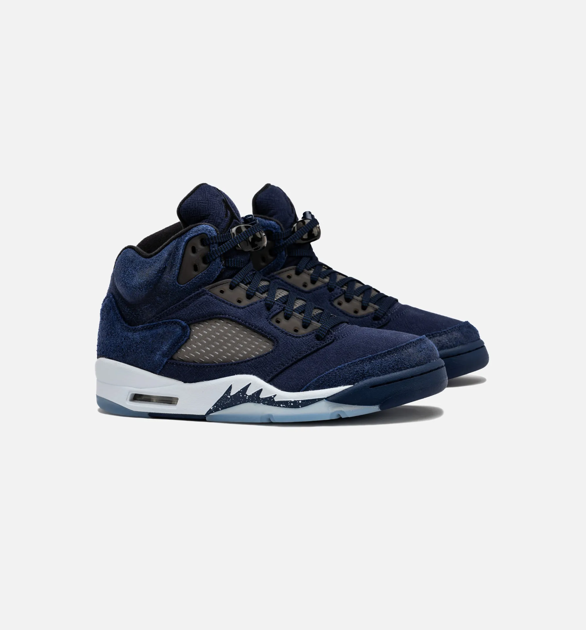 Air Jordan 5 Retro Midnight Navy Mens Lifestyle Shoe - Midnight Navy/Black/Football Grey