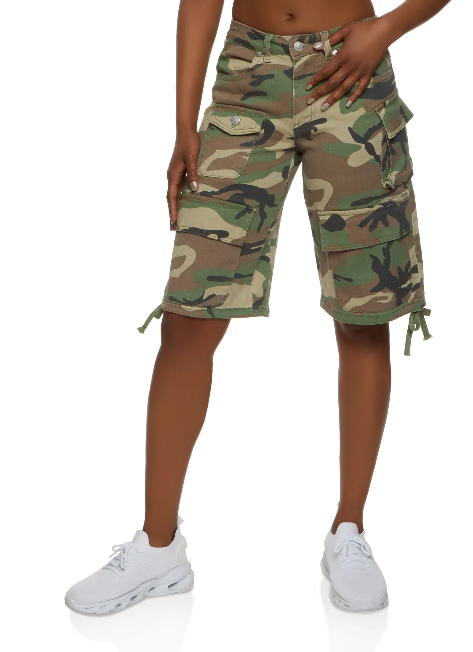 Almost Famous Cargo Bermuda Shorts