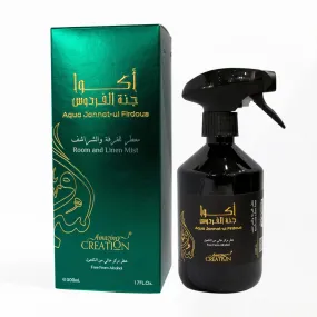 Amazing Creation Aqua Jannat Ul Firdous Alcohol Free Room And Linen Mist 500ml