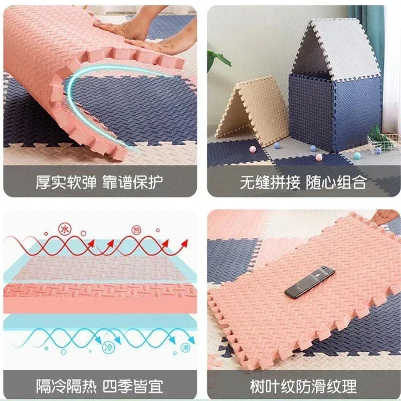 Baby Play Mat 12pc Interlocking Exercise Tiles