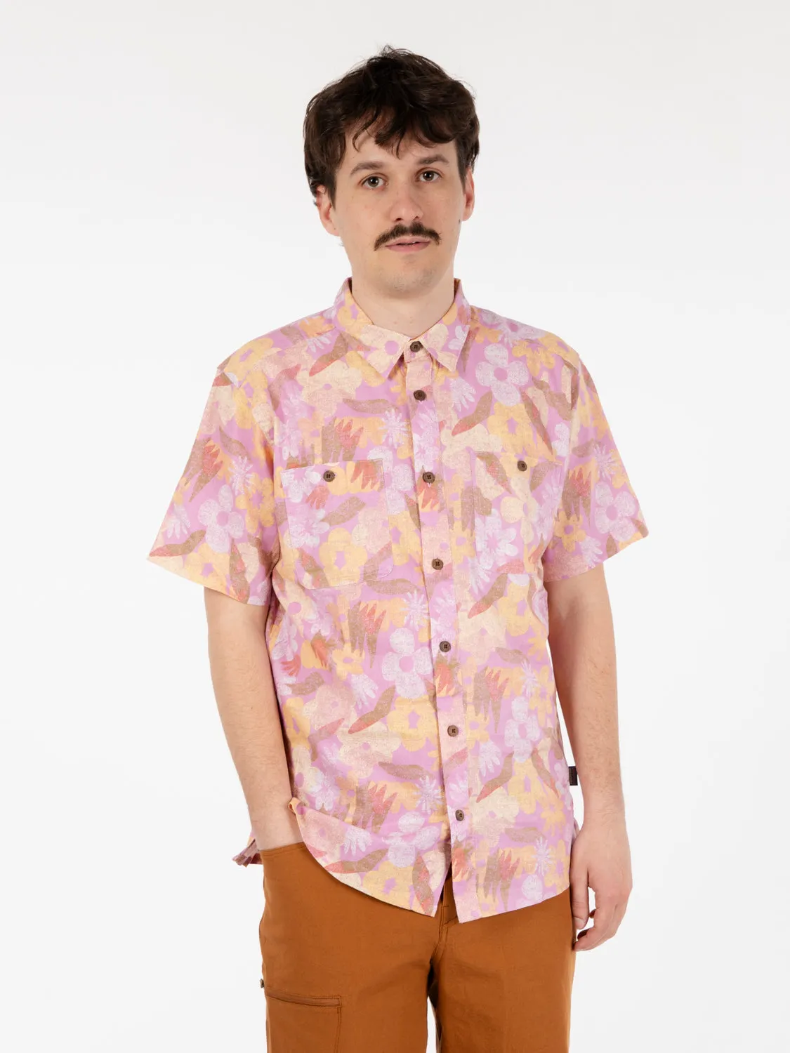 Back Step shirt milkweed mauve