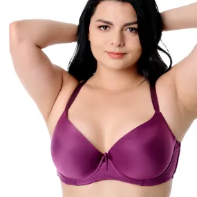 Brasier de talla extra con varilla  morado 24441 Carnival.