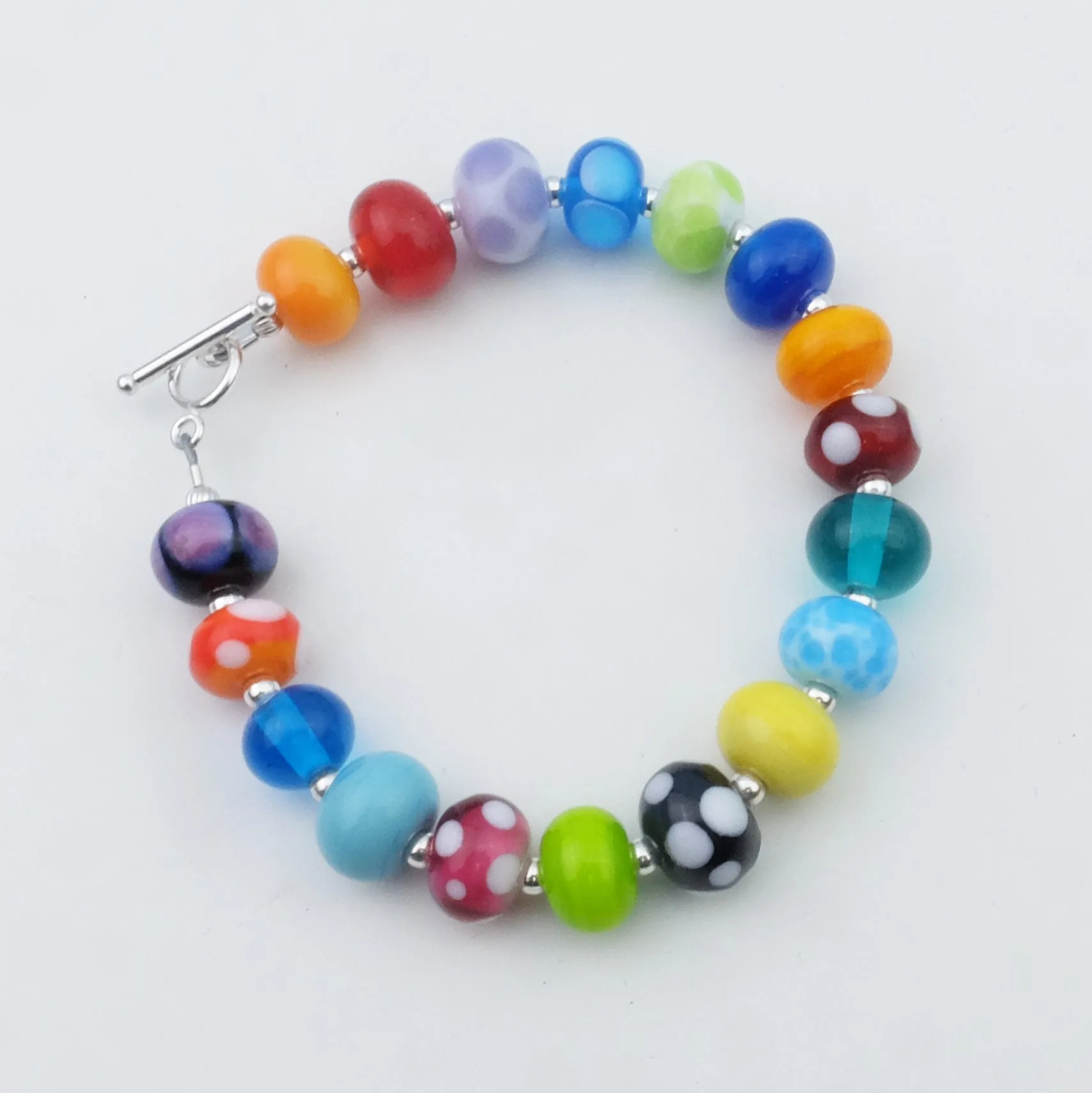 carnival mini bead bracelet