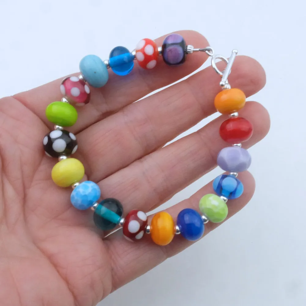 carnival mini bead bracelet