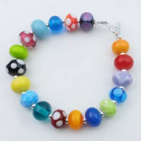 carnival mini bead bracelet