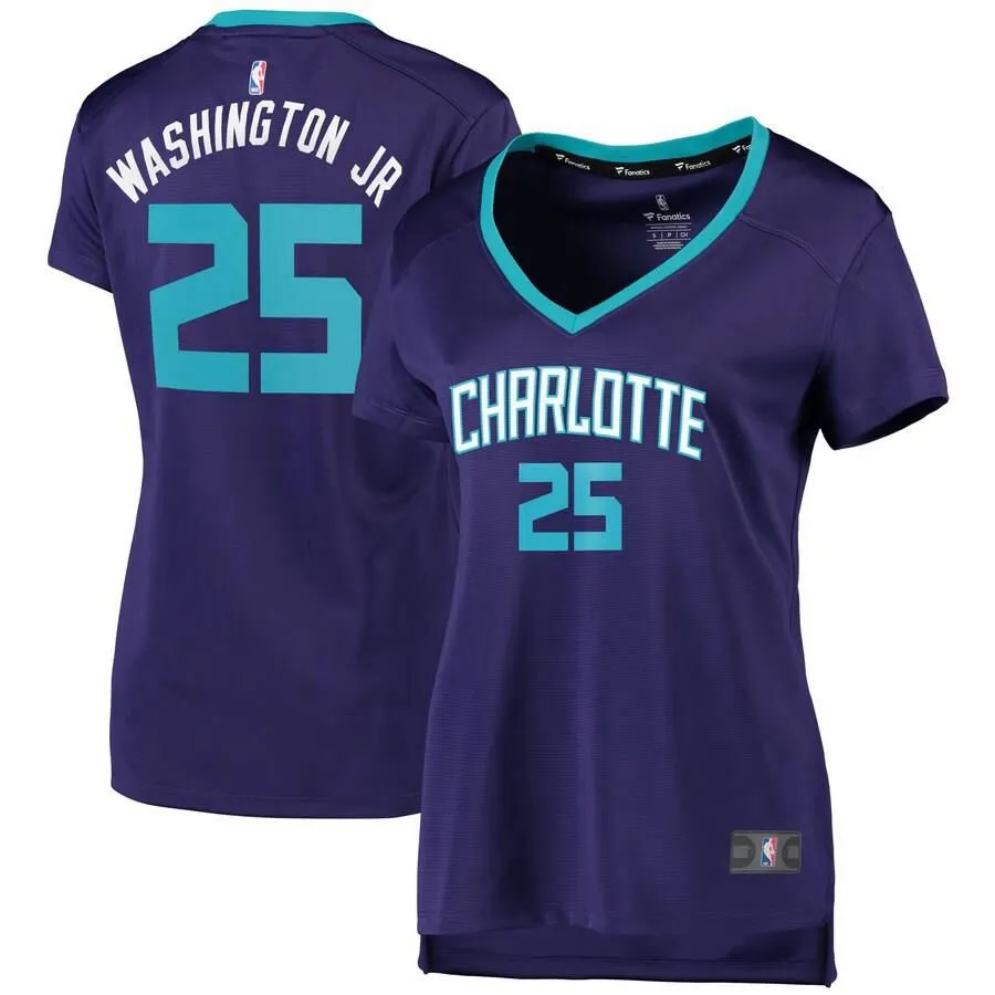 Charlotte Hornets PJ Washington Jr. Fanatics Branded Replica Fast Break Player Statement Jersey Womens - Purple | Ireland I4172A3