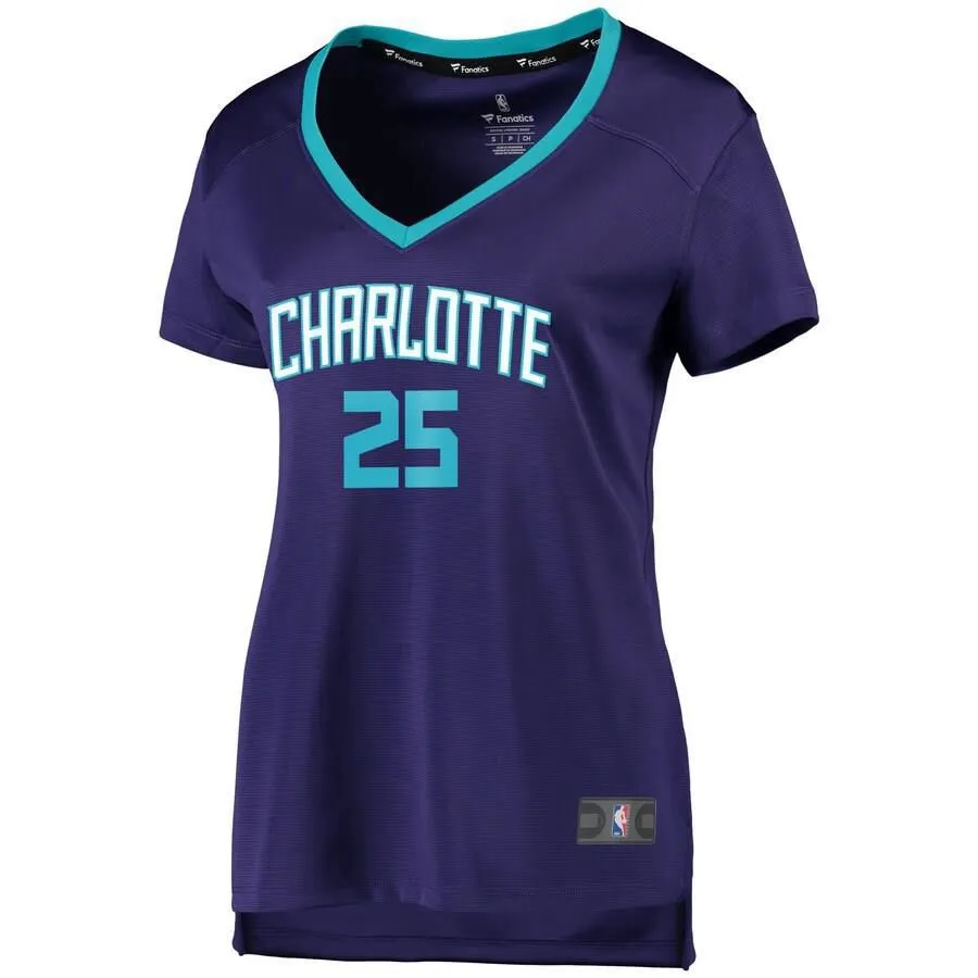 Charlotte Hornets PJ Washington Jr. Fanatics Branded Replica Fast Break Player Statement Jersey Womens - Purple | Ireland I4172A3