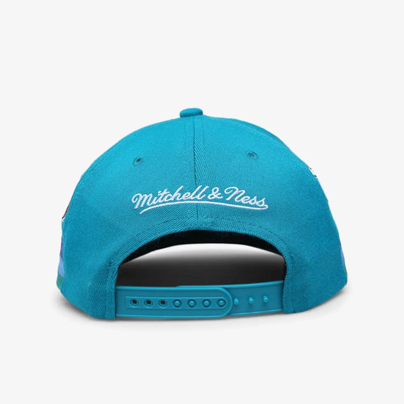 Charlotte Hornets XL Short Hook Classic Redline Snapback - Teal