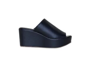 'Cory' vegan platform heel by Good Guys Don't Wear Leather - Black