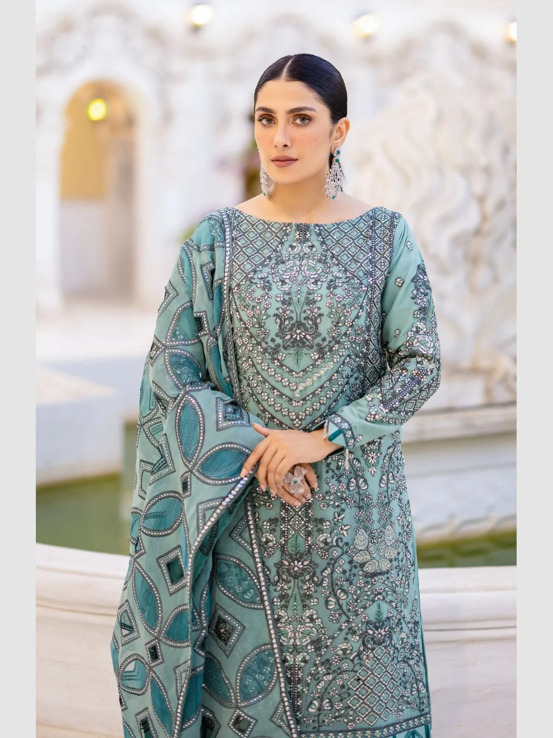 Designer Chiffon Embroidered