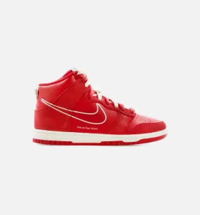 Dunk High SE First Use University Red Mens Lifestyle Shoe - Red/Sail