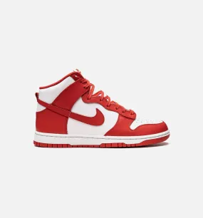 Dunk High University Red Mens Lifestyle Shoe - White/University Red Limit One Per Customer