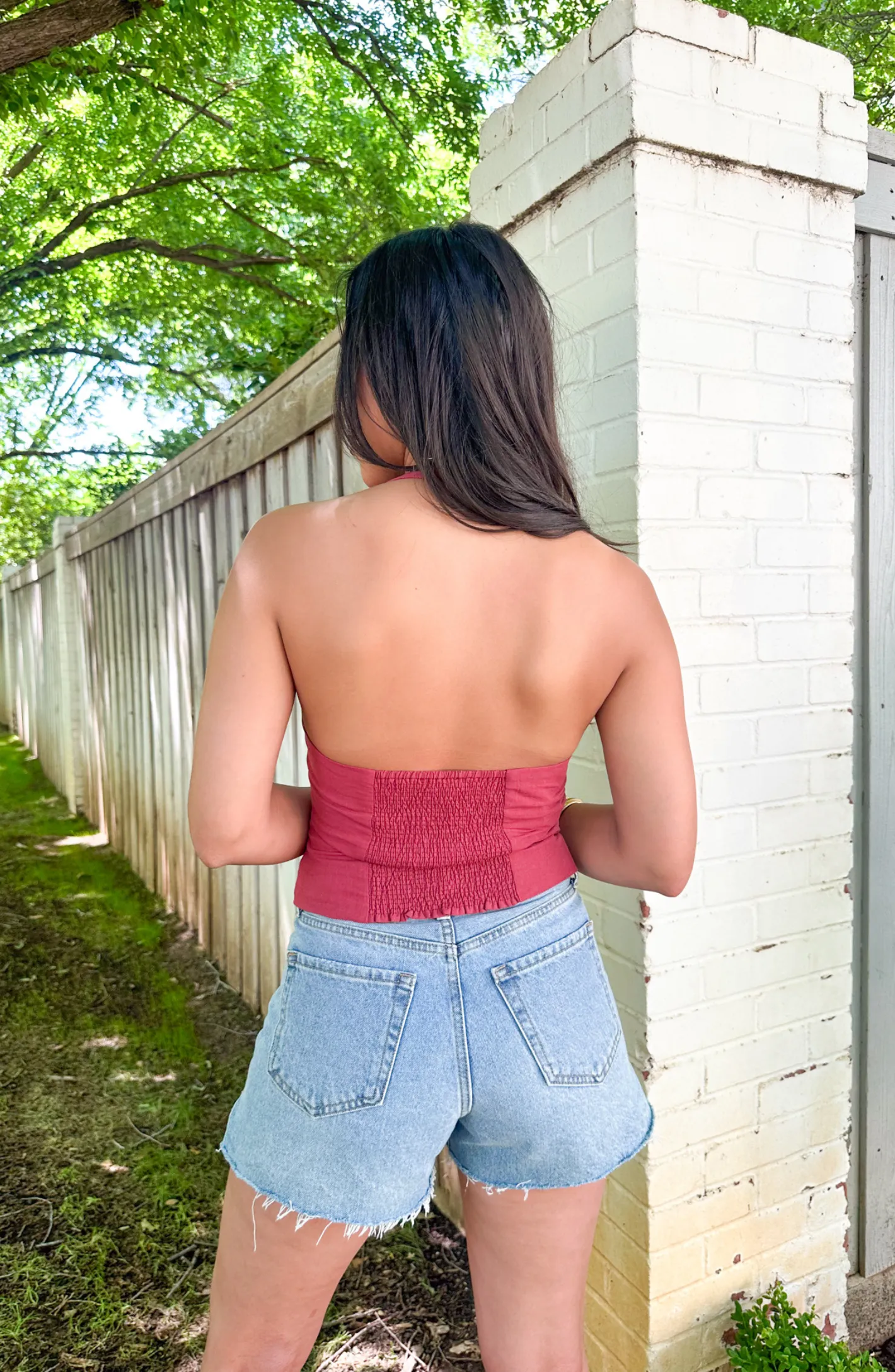 Follow Your Destiny Maroon Vest Top