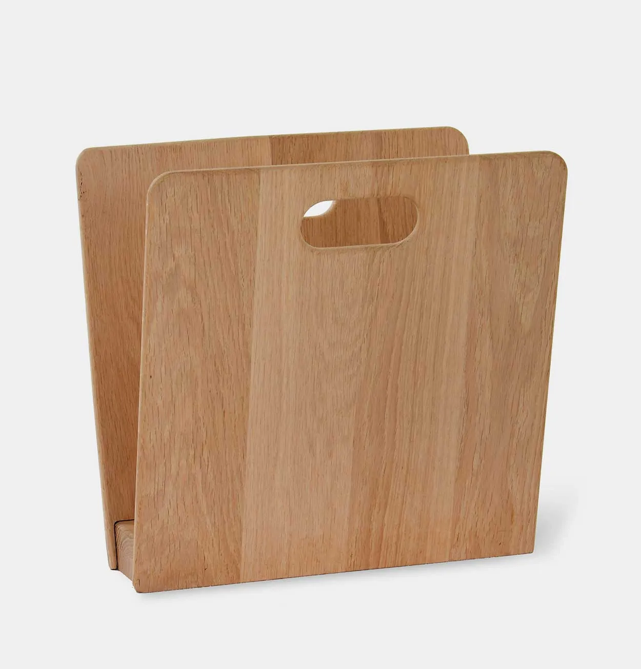 Garden Trading Raw Oak Magazine Rack