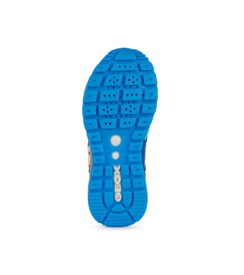 Geox Boys Blue Slip In Durable Casual Trainer Pavel - J4515D