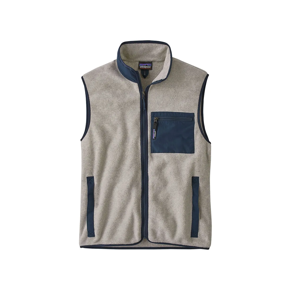 Gilet Uomo Patagonia Synchilla Grigio / Blu