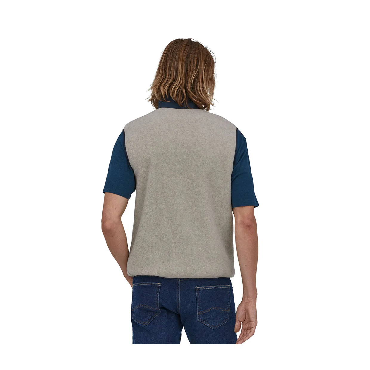 Gilet Uomo Patagonia Synchilla Grigio / Blu