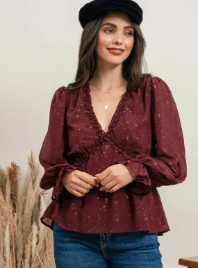 GLITTER STAR TOP