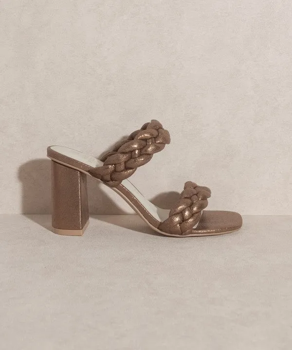 GREEK GODDESS METALLIC HEELS [ONLINE EXCLUSIVE]