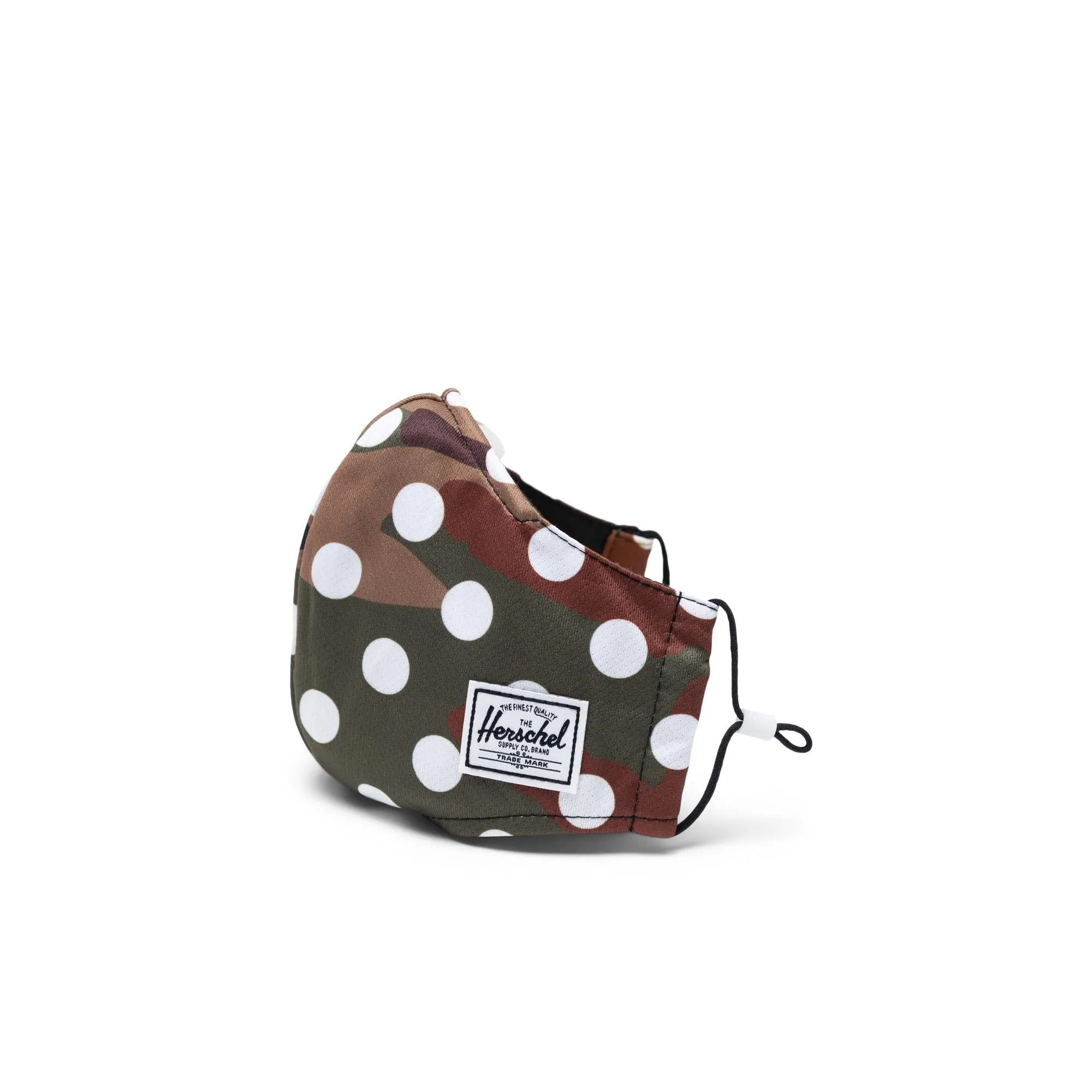 Herschel Classic Fitted Face Mask Woodland Camo Polka Dot