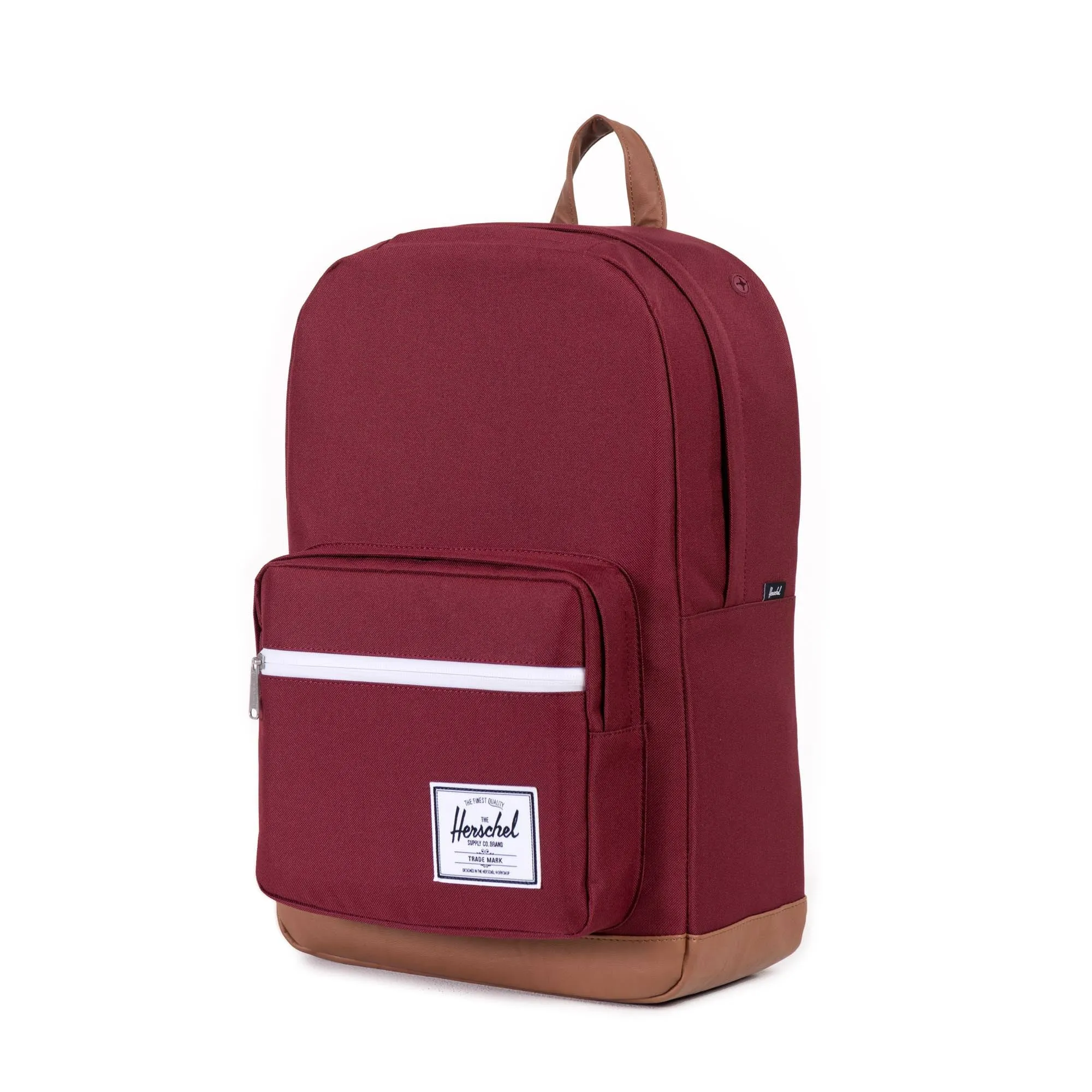 Herschel Pop Quiz Windsor Wine/Tan Synthetic Leather