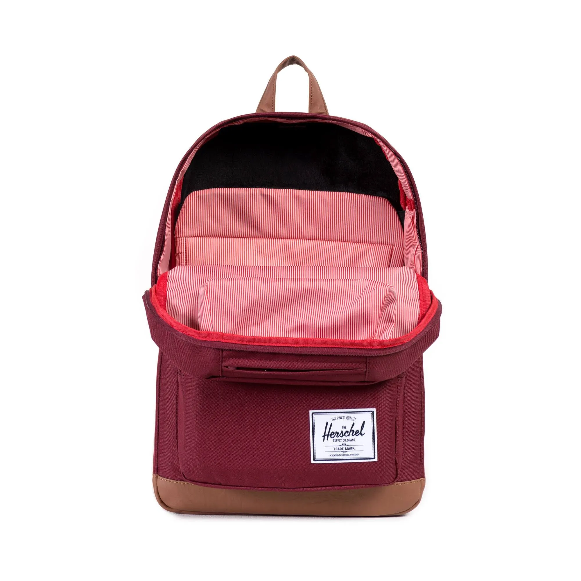 Herschel Pop Quiz Windsor Wine/Tan Synthetic Leather