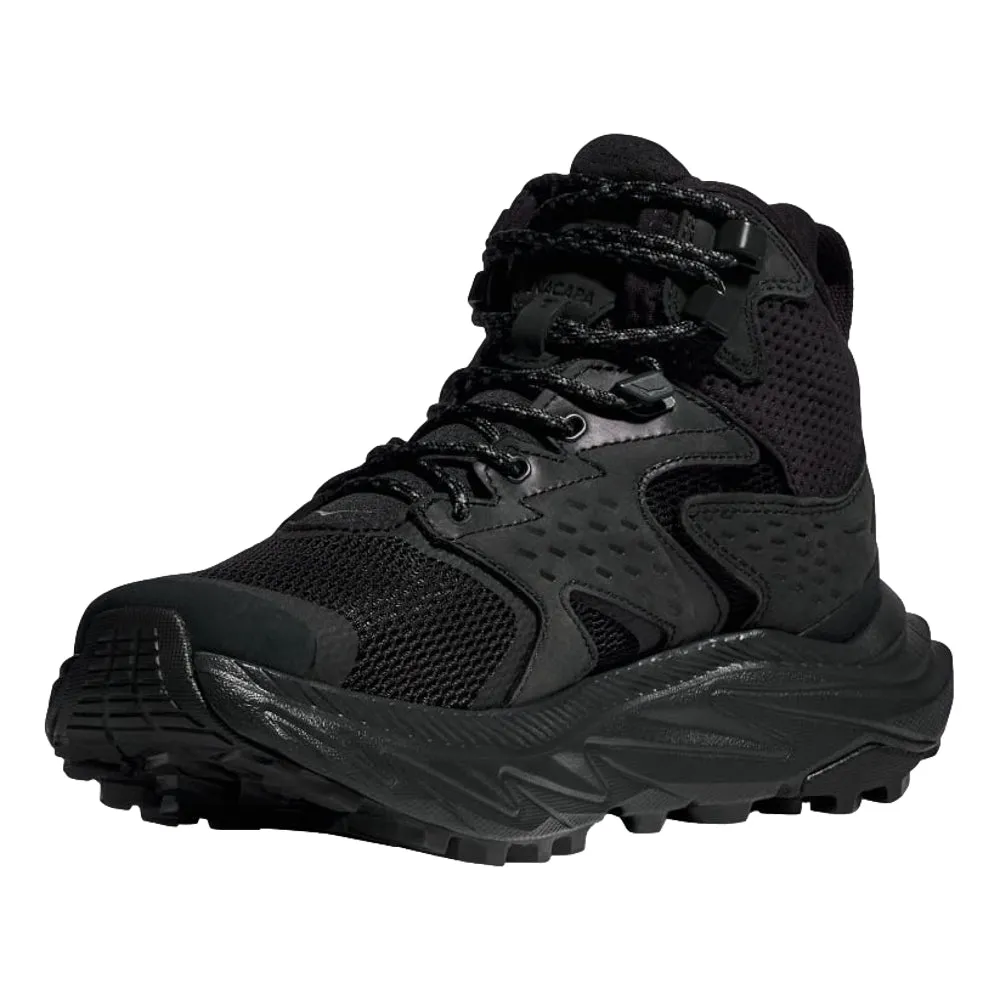 HOKA ONE ONE M ANACAPA 2 MID GTX-BLACK/BLACK