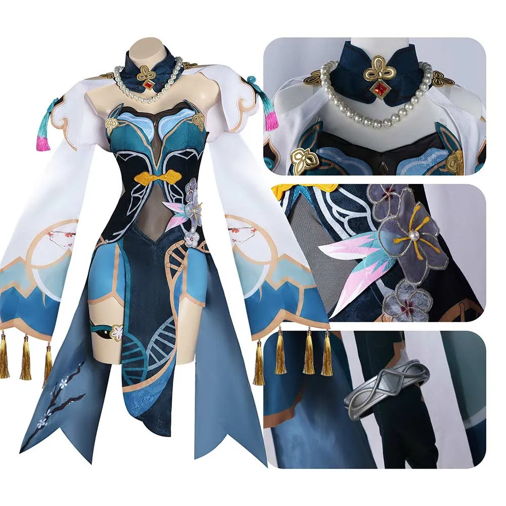 Honkai: Star Rail - RUAN MEL Cosplay Costume Outfits Halloween Carnival Suit