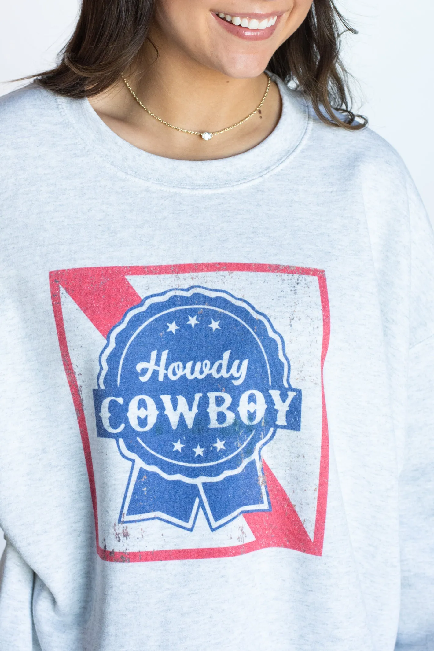 Howdy Cowboy Graphic Sweatshirt