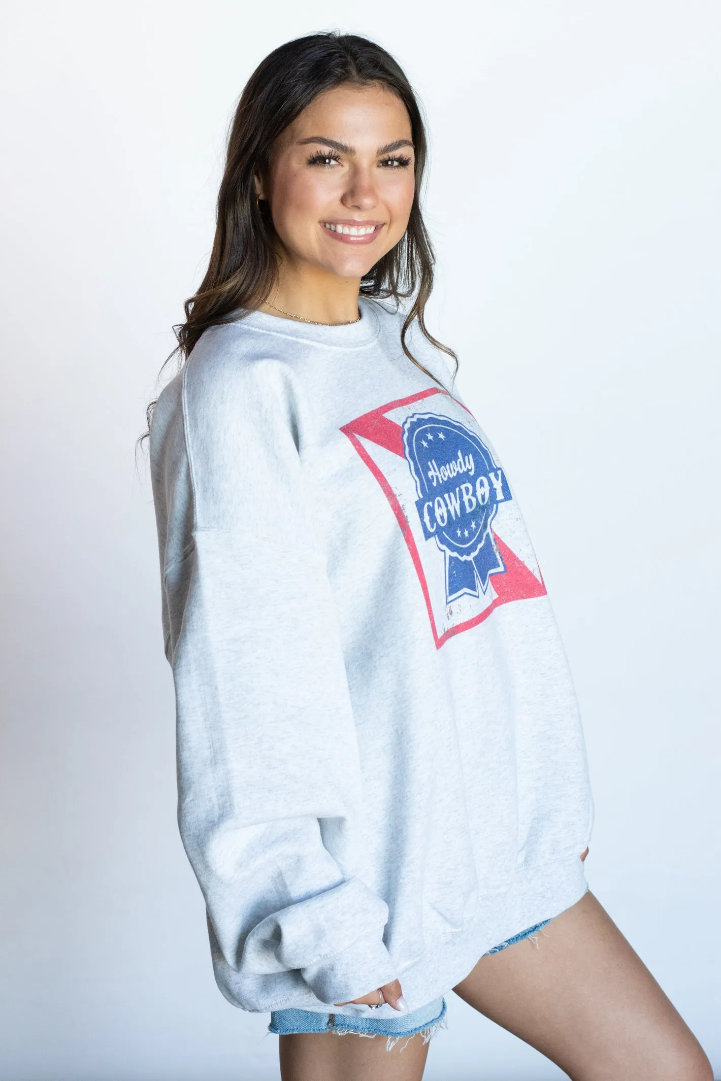 Howdy Cowboy Graphic Sweatshirt