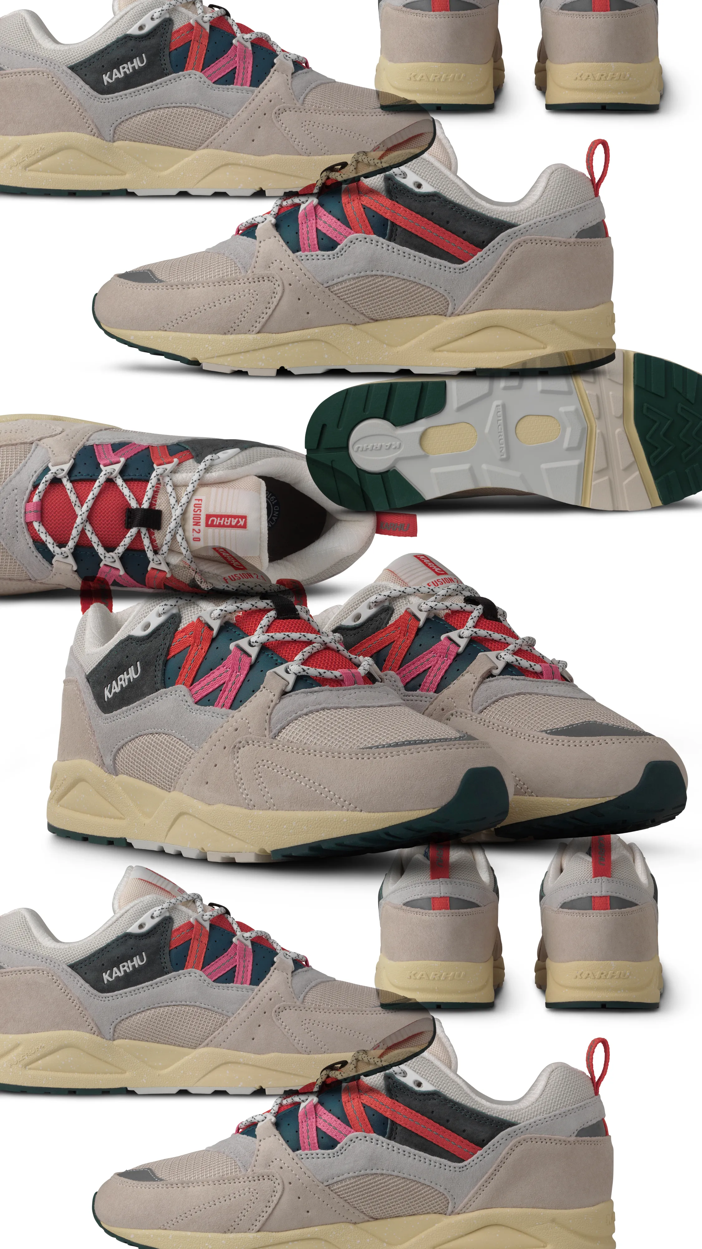 KARHU Fusion 2.0 Whitecap Gray Cayenne