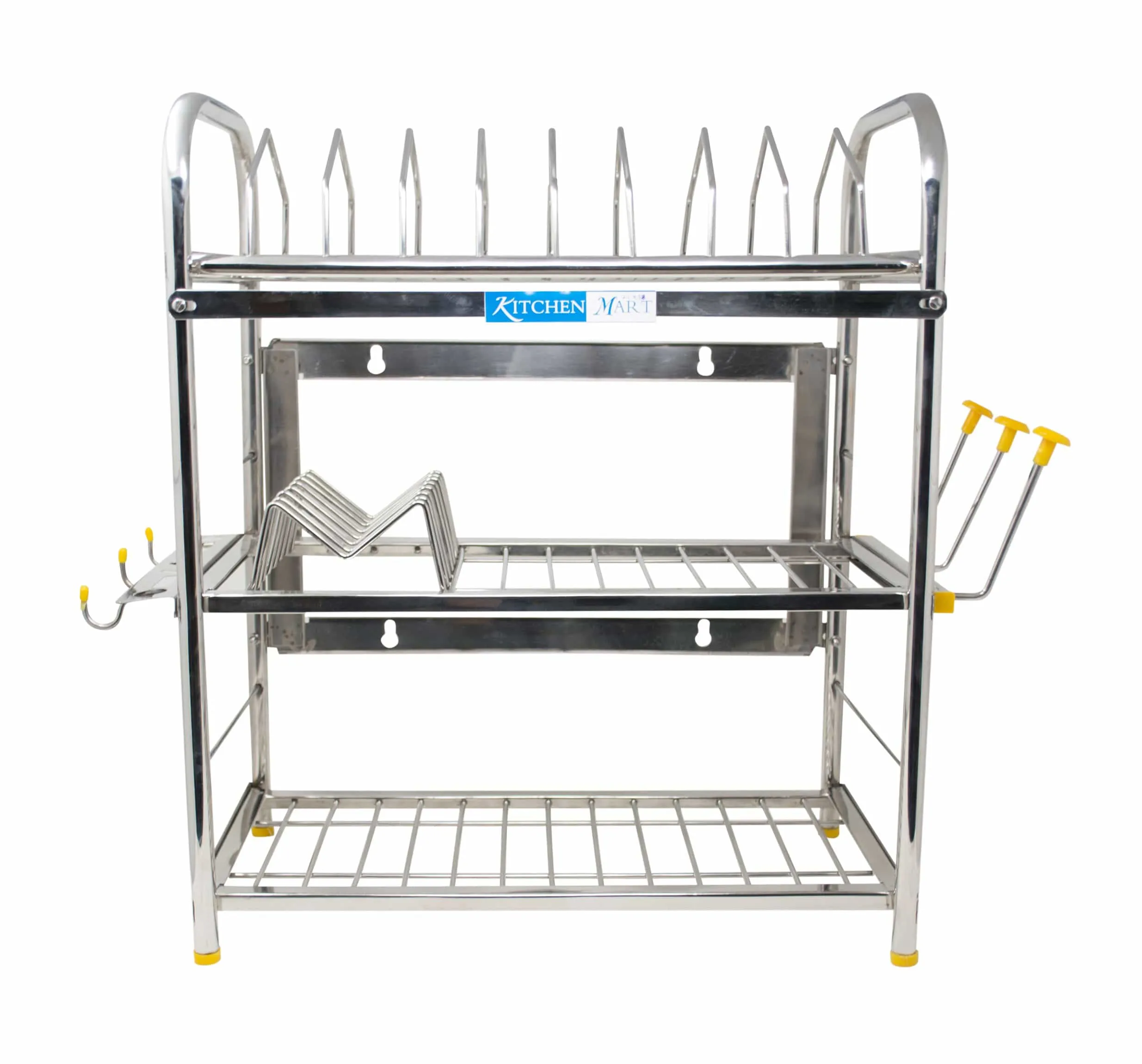 Kitchen Mart Stainless Steel Kitchen Rack (21 x 18 inch)