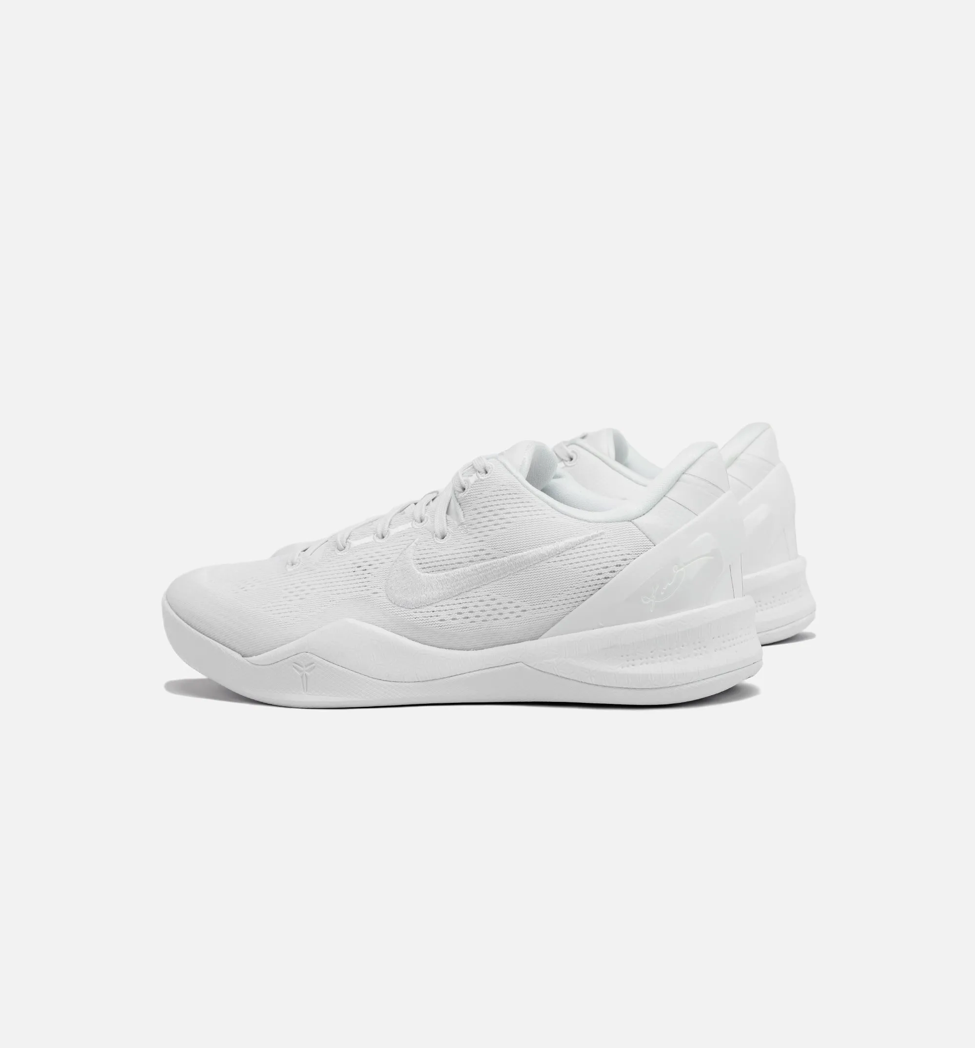 Kobe 8 Protro Halo Mens Basketball Shoe - White Limit One Per Customer