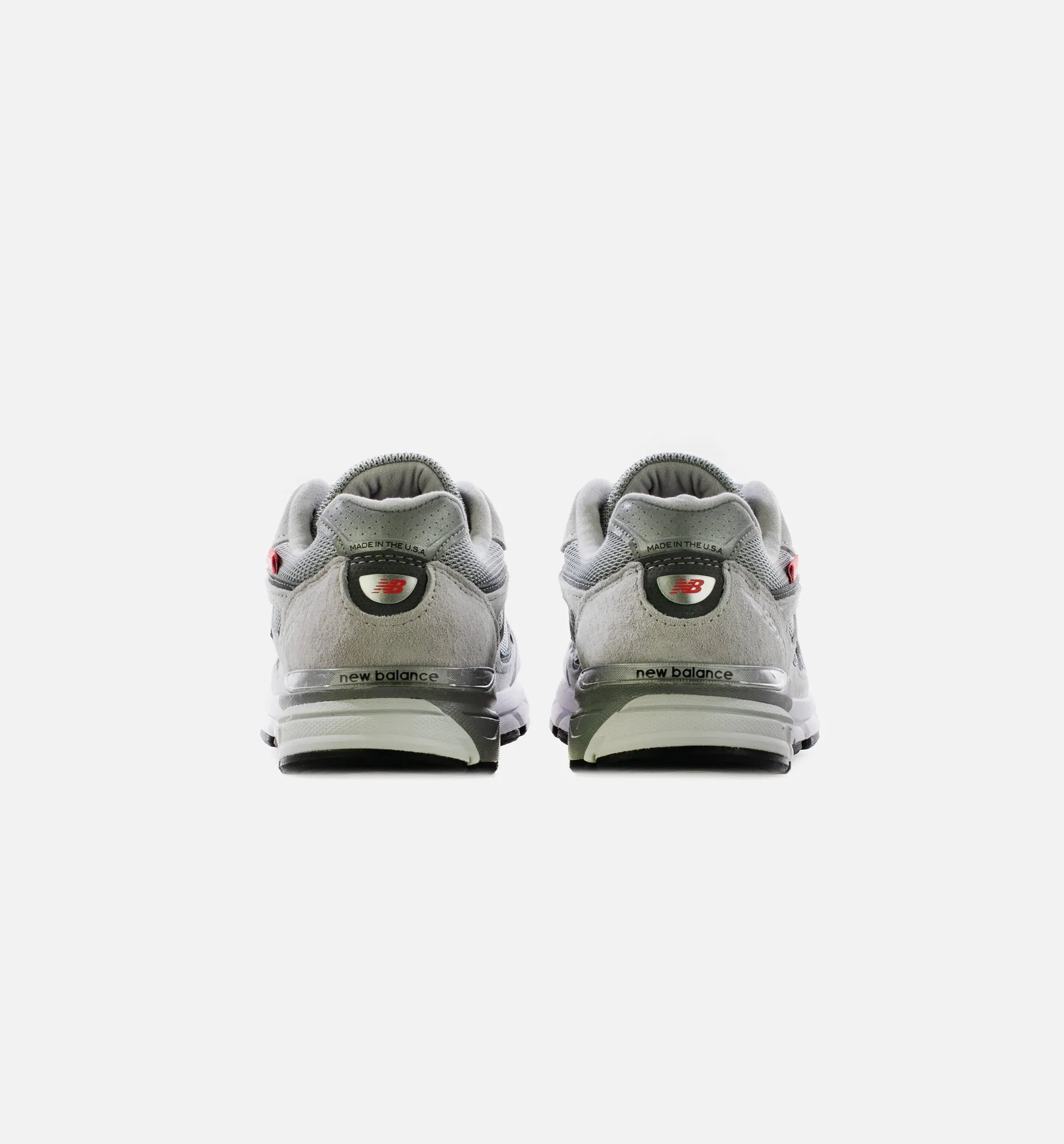 Made in USA 990v4 Mens Running Shoe - Gray/White