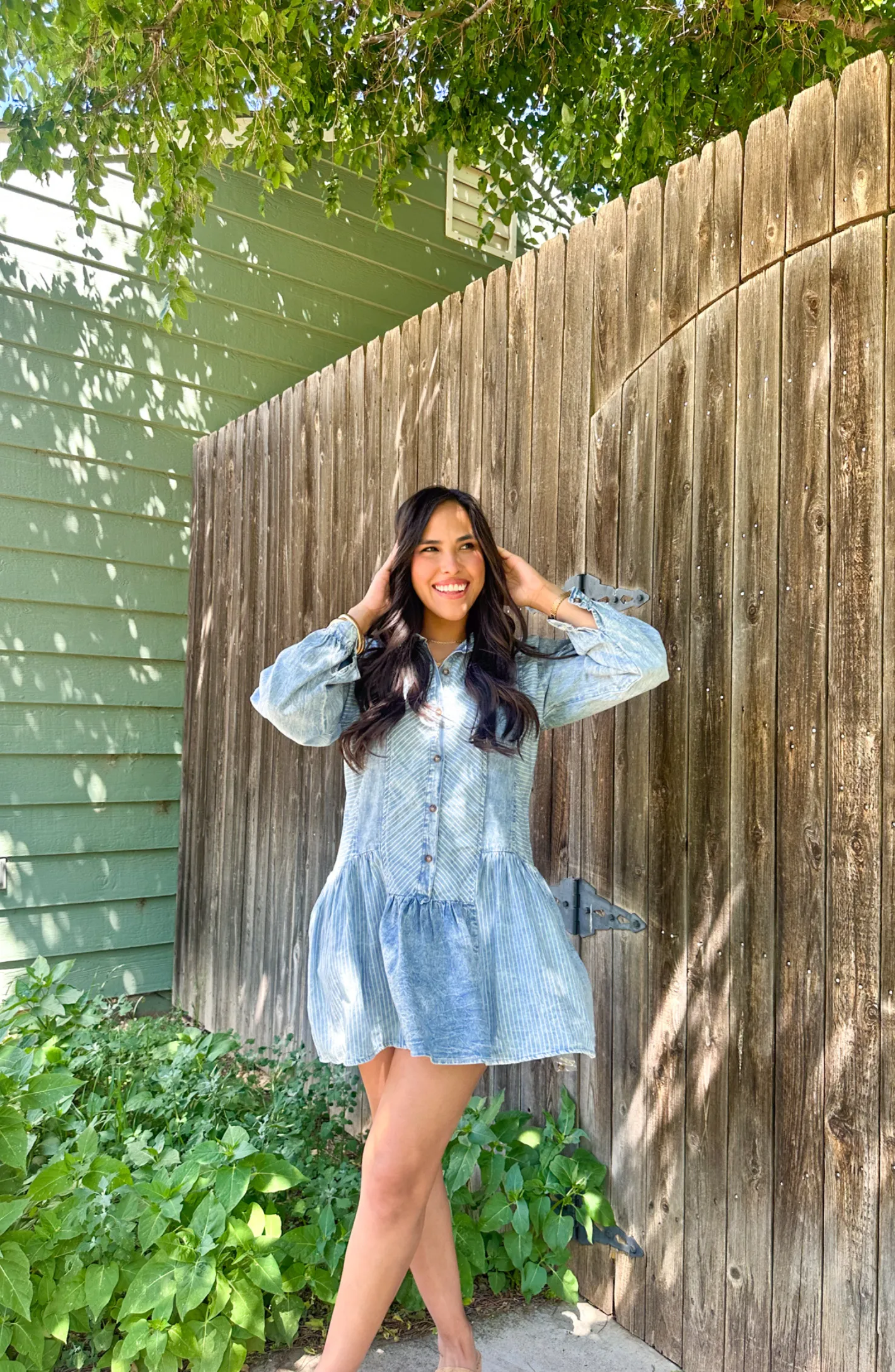 Meant For You Denim Dress