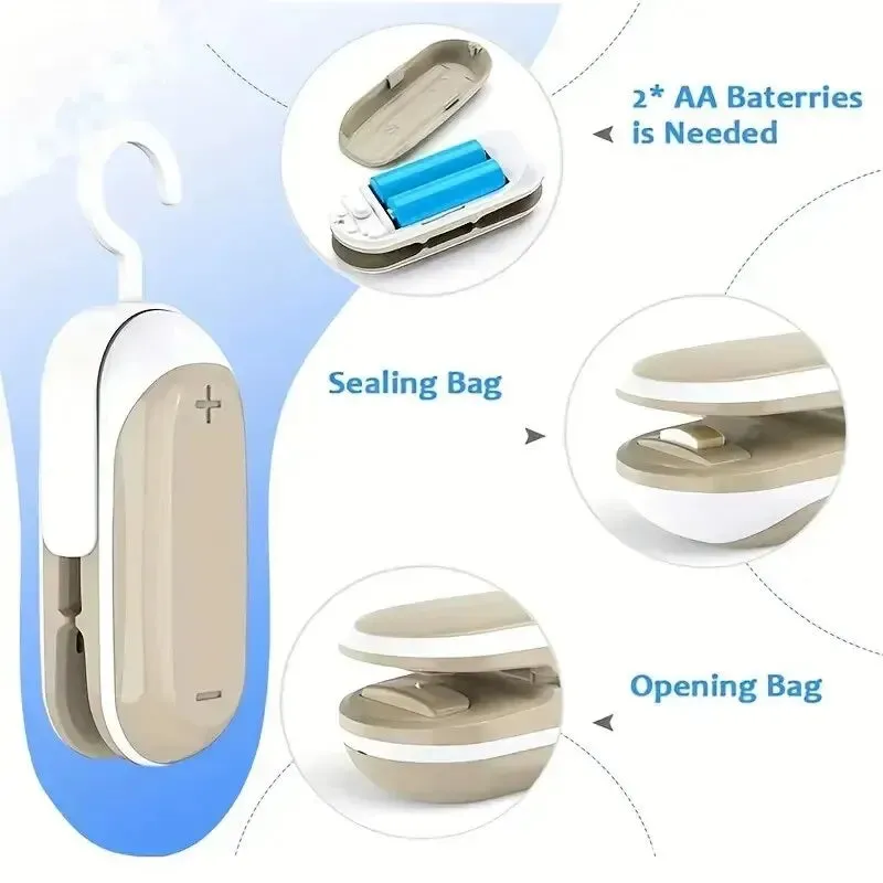 Mini Portable Sealing Machine With Clip