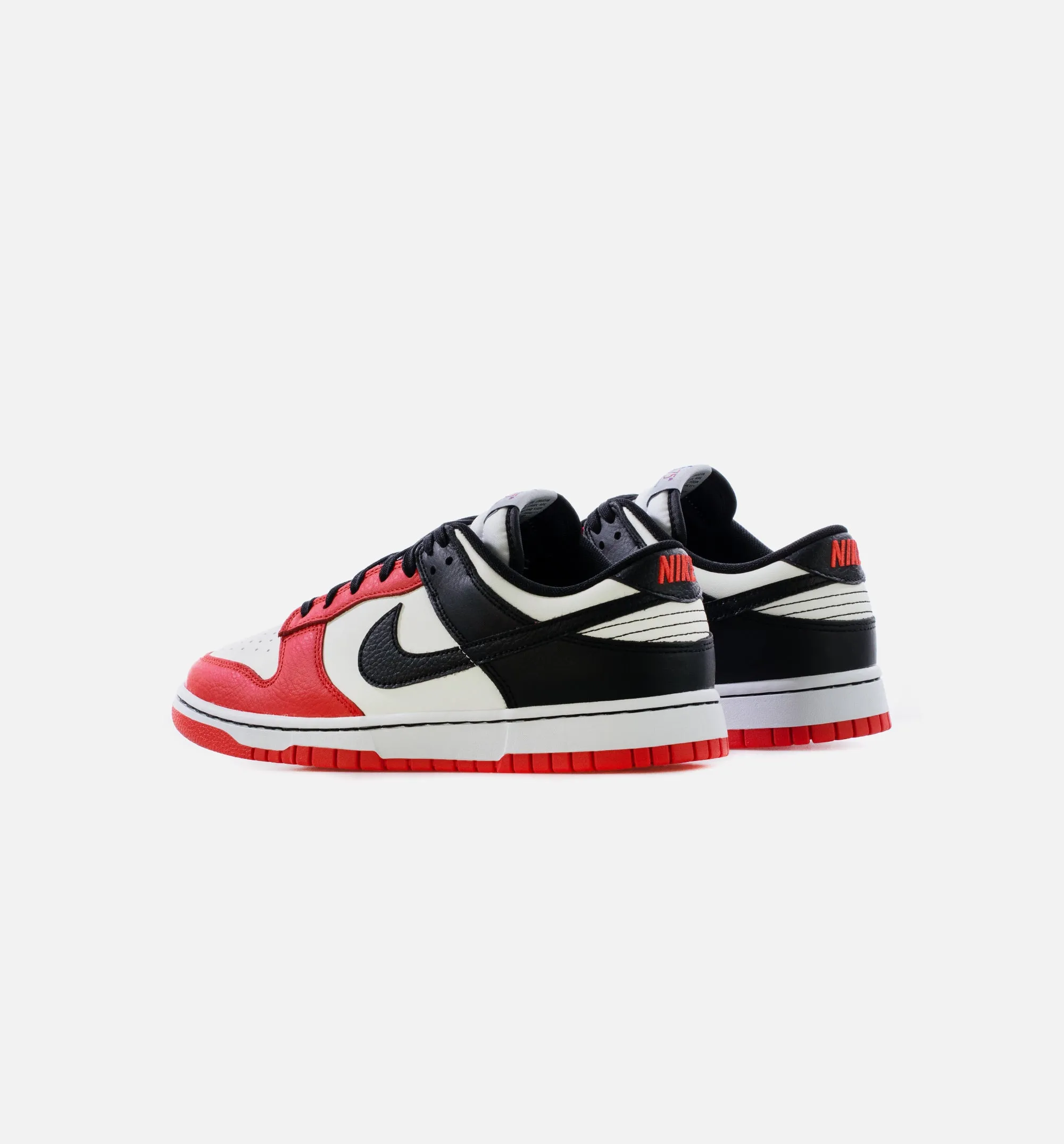 NBA Dunk Low EMB Chicago Mens Lifestyle Shoe - Sail/Black/Chile Red Limit One Per Customer