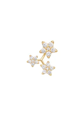 Ole Lynggaard Three Shooting Star Diamond Stud | Sold Individually