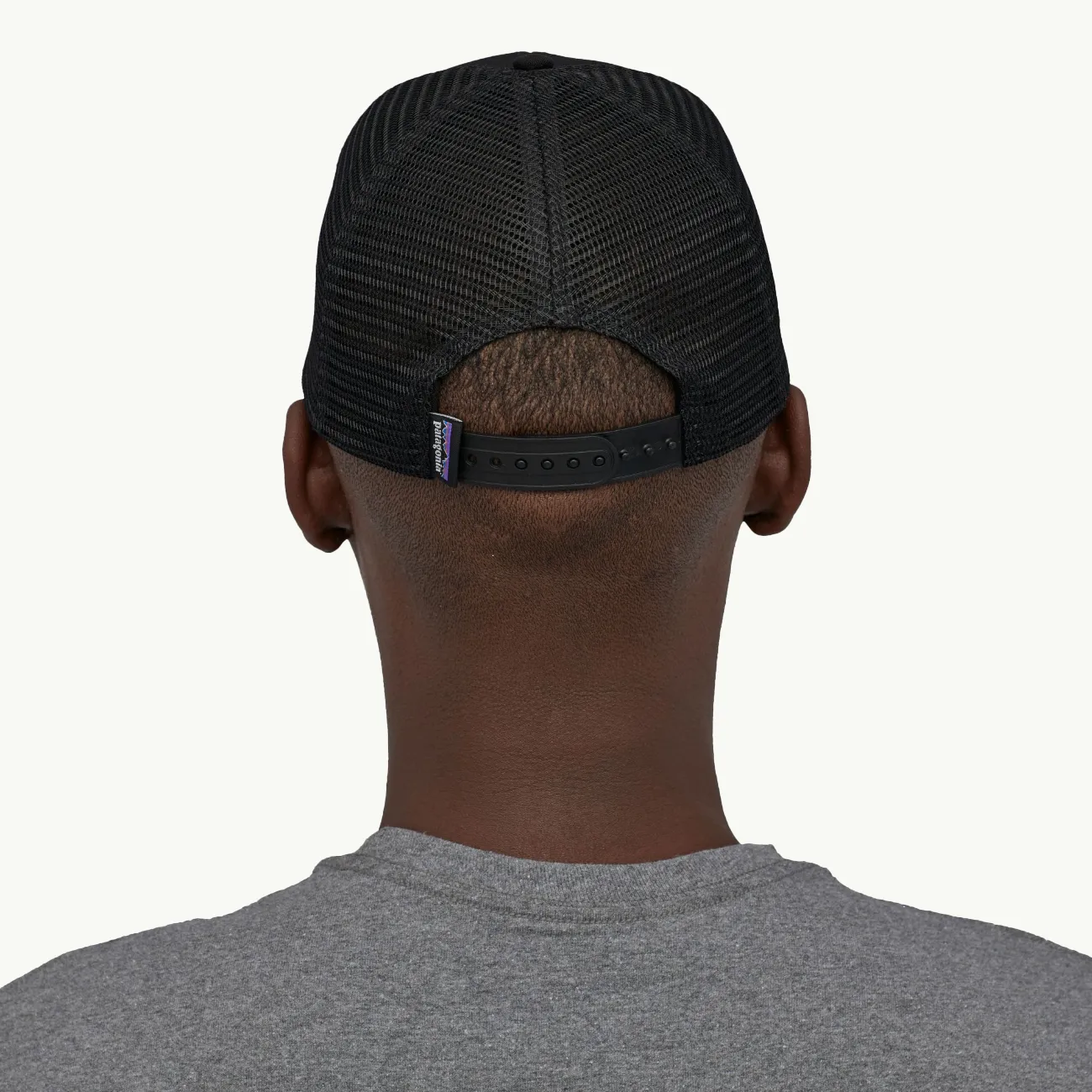 P6 Logo Trucker Hat - Black