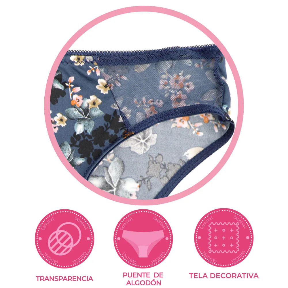 Pantie coordinable con estampado 73968 Carnival