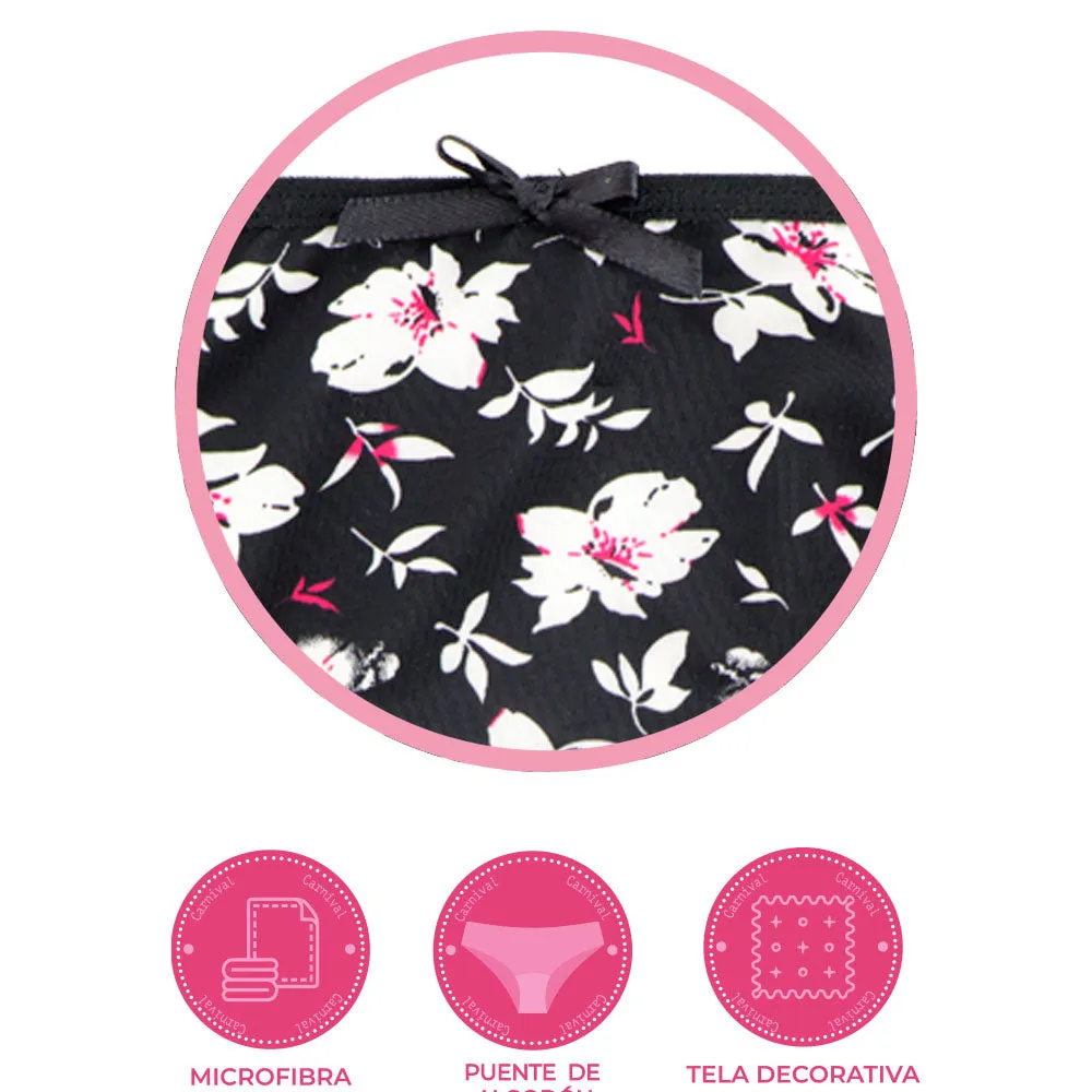 Pantie coordinable con estampado de flores 73969 Carnival