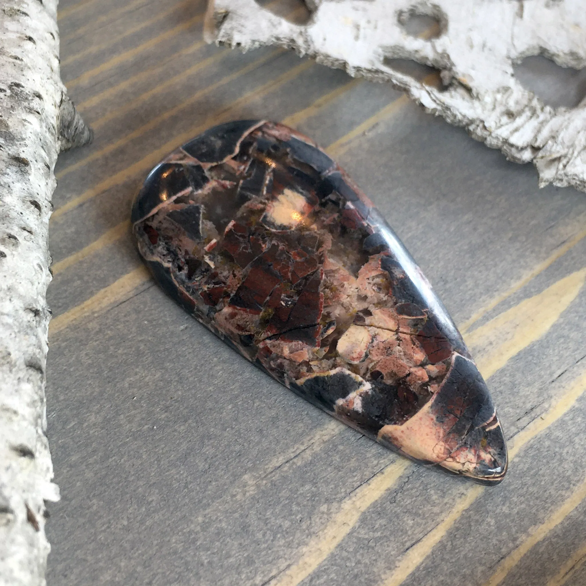 Patagonia Brecciated Jasper Cabochon