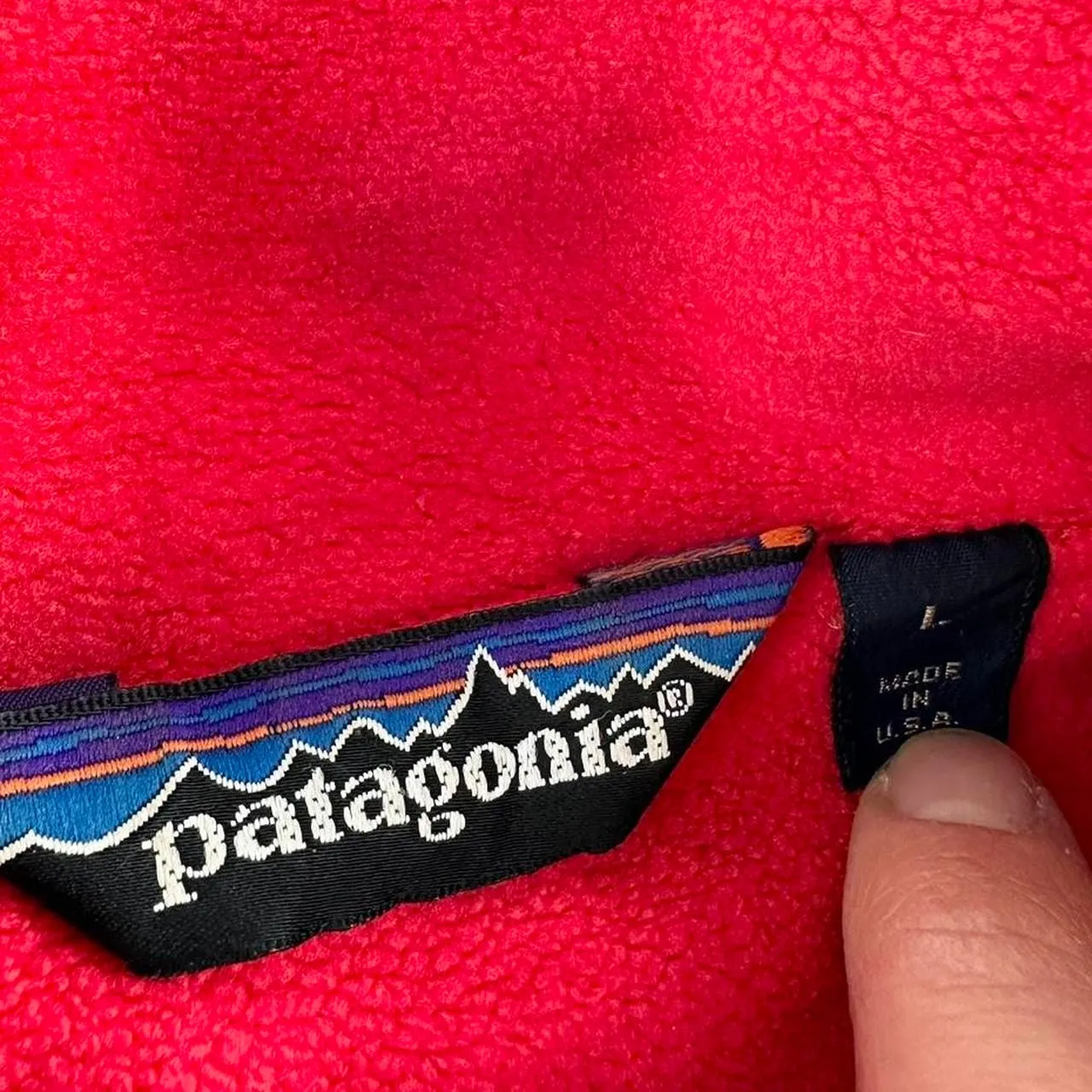 Patagonia fleece lined jacket size S