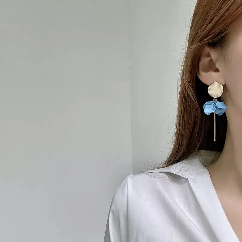 Petite Petal Drop Earrings - LAST CHANCE / FINAL SALE