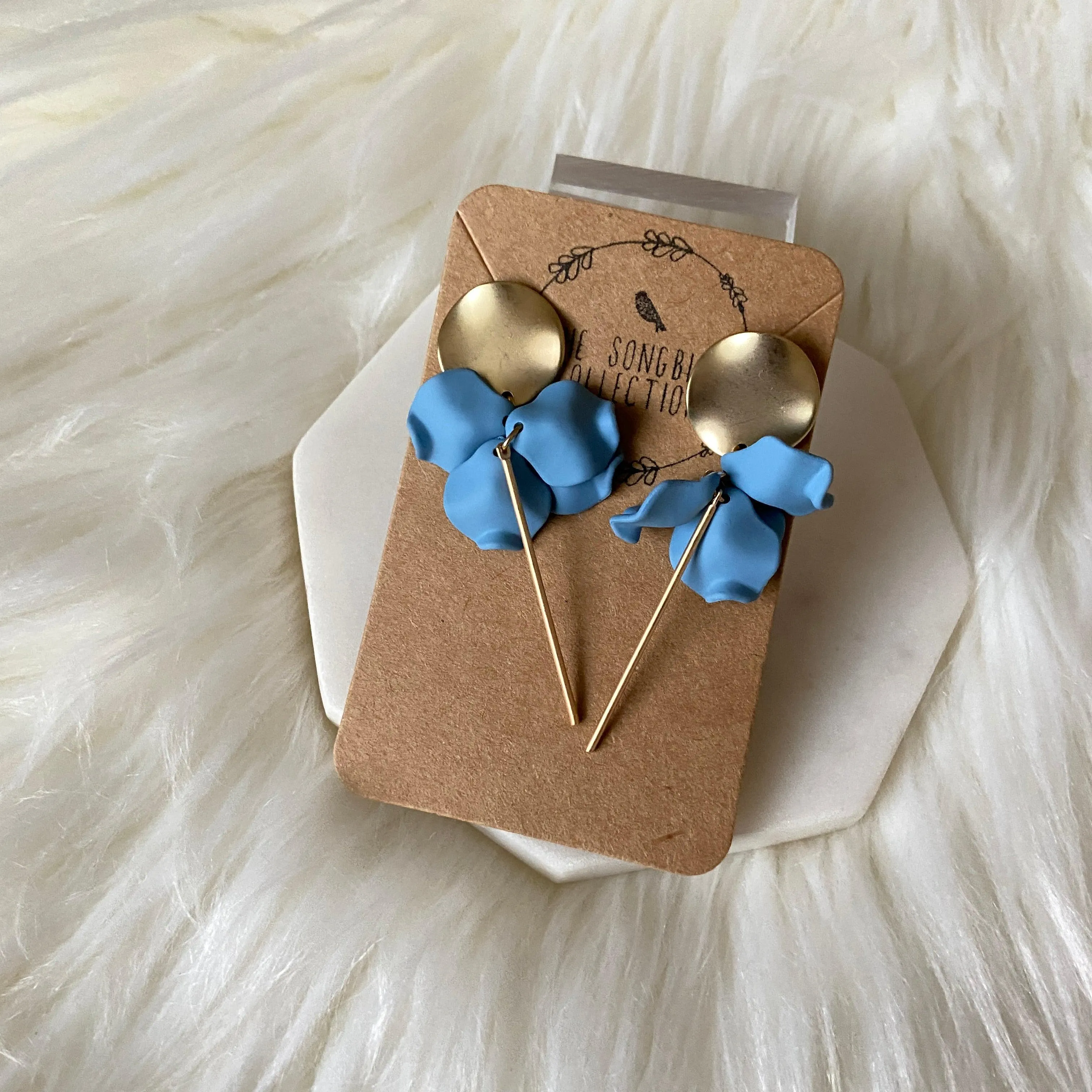 Petite Petal Drop Earrings - LAST CHANCE / FINAL SALE