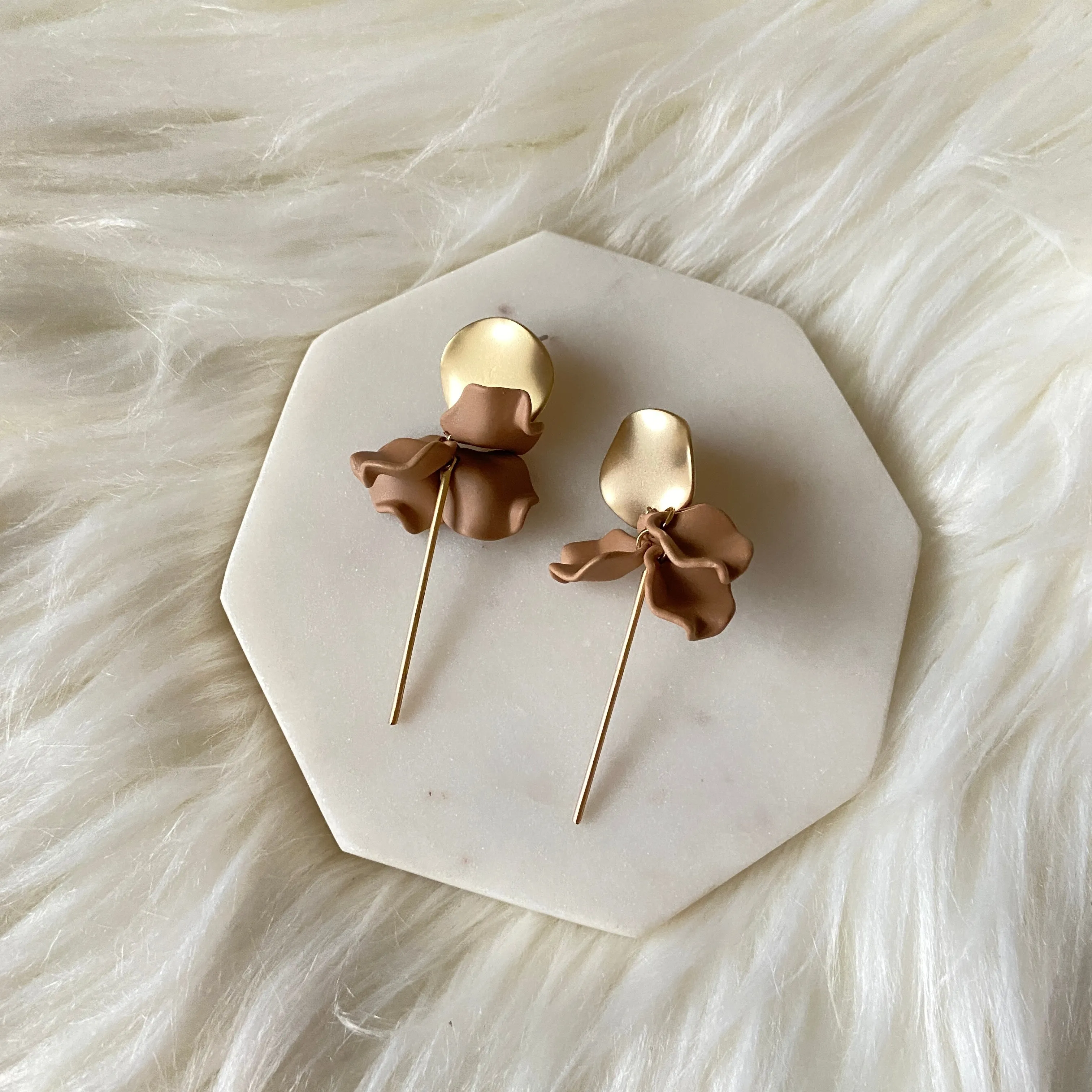 Petite Petal Drop Earrings - LAST CHANCE / FINAL SALE